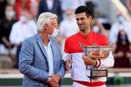 Novak Djokovic with his 2021 French Open title